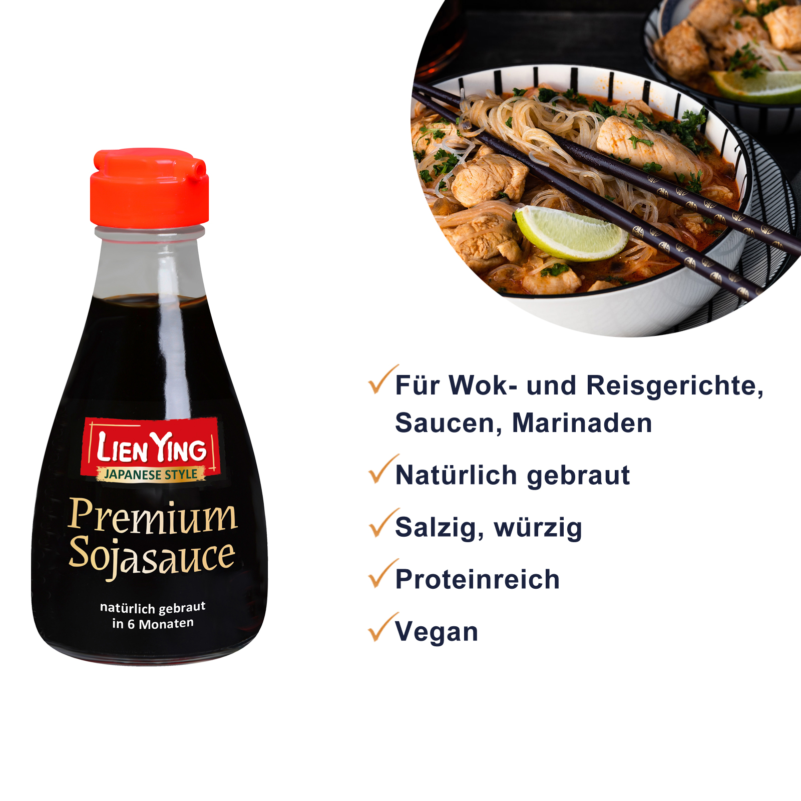 Sushi Premium Vorratsbox (15-teilig)